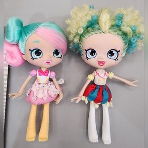 Shopkins Lil Secrets‎ Lil Shoppies Peppa Mint, Popettes Popcorn. Dolls Only.